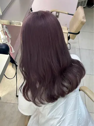 ロング Ami♡ ピンク/ラベンダーのヘアスタイル