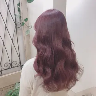 ロング ブラウン/盛れる 顔周り/髪質改善のヘアスタイル