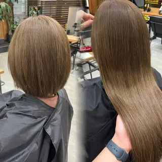 ロング カラー RIO🩶NEXT/ エクステ/ハイトーンのヘアスタイル