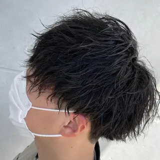 ミディアム カラー パーマ ヘアアレンジ メンズ キッズ マツエク・マツパ sara 荒井店のヘアスタイル