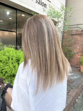 セミロング カラー HairSalon SHIAN八王子店所属・SHIAN 八王子 🦋小林 美羅🦋のヘアスタイル