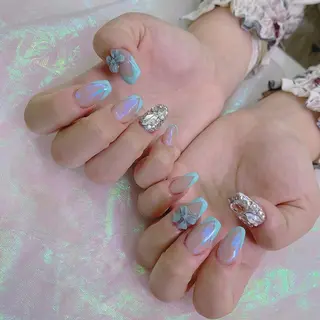 ネイル 🦋ネイルサロン ブラン🌈ゆりのネイルデザイン