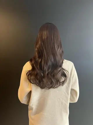 ロング カラー ヘアアレンジ 🦋韓国ヘア 坂本 菜摘🦋のヘアスタイル