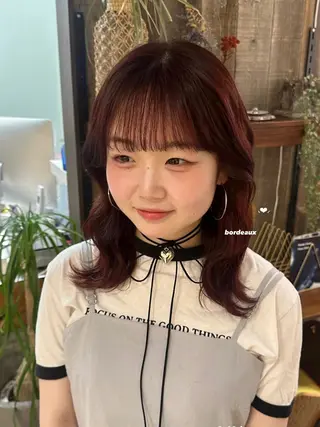 ミディアム カラー 暖色カラー/レイヤー 🌙 オノユリカのヘアスタイル