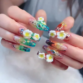 ロング nail salon azuのネイルデザイン