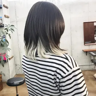 ミディアム カラー ✂︎ウルフ・ショート ✂︎MIKUNIのヘアスタイル
