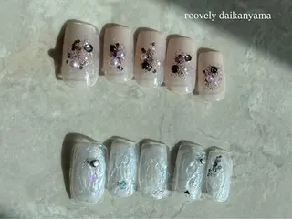 ネイル Nail salon Roovely 代官山店【ネイルサロンルブリー】所属・roovely Rumi/ニュアンスのネイルデザイン