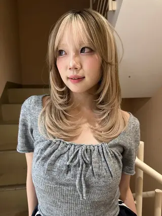 ロング 🍇透明感カラー/ カットひかる🍒のヘアスタイル