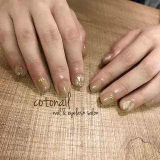 ショート ネイル ツメトマツゲ .のネイルデザイン