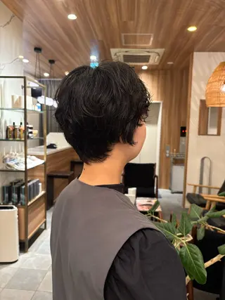 ショート パーマ BEAUTRIUM 穂乃香のヘアスタイル