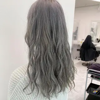 ミディアム カラー ヘアアレンジ 💕上野美容師☁ ブリーチ💖サワのヘアスタイル