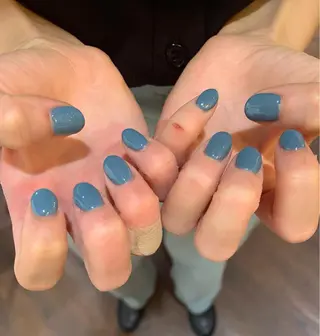 セミロング カラー ネイル ♡ma ki♡のヘアスタイル