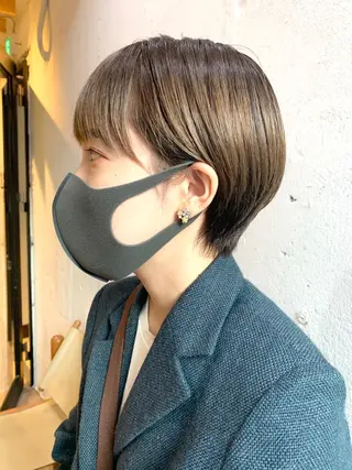 ショート カラー Fuuu《フゥ》所属・シノザキ シンゴのヘアスタイル