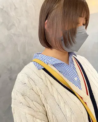 ショート カラー 福田 ボブ.ウルフのヘアスタイル