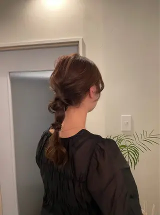 ミディアム ヘアアレンジ ONZE所属・ONZE miyuのヘアスタイル