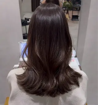 ミディアム ボブレイヤー/くびれ ヘア/タイラユリ🍋のヘアスタイル