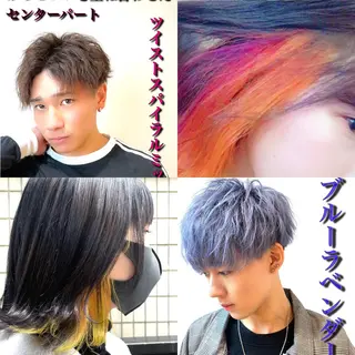 ショート カラー IwAsh中山所属・✂︎中山ブリーチ・ パーマ✂︎露木智也のヘアスタイル