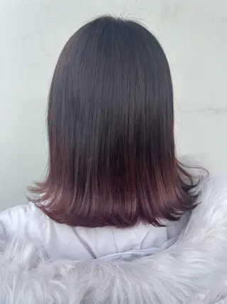 ミディアム カラー 透明感ハイトーン 🫧Yukinoのヘアスタイル