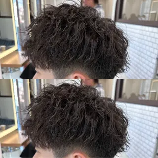 メンズ 白髪ぼかし/白髪 メッシュ/ゆうとのヘアスタイル