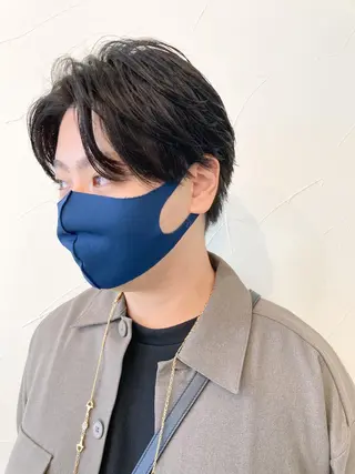 ショート パーマ メンズ 樋野 亮のヘアスタイル