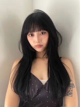 ロング ヘアアレンジ noki /透明感カラーのヘアスタイル