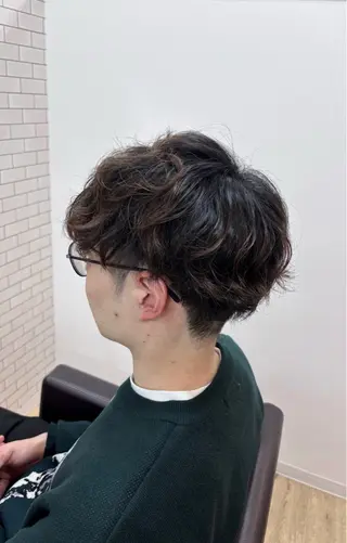 パーマ メンズ BUBBLES 久米川所属・透明感カラー 🩰kotomi🩰のヘアスタイル