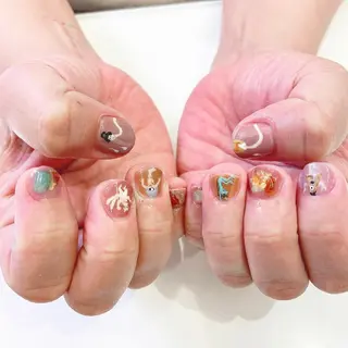 ネイル 韓国風✨髪質改善✨ 縮毛矯正✨松浦知奈美のヘアスタイル