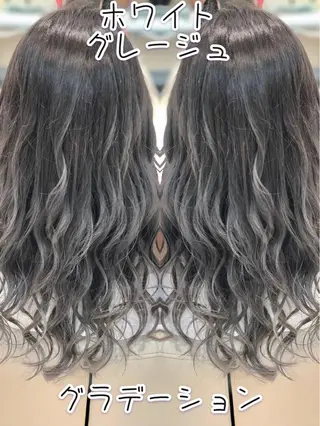ロング カラー ヘアアレンジ 永島 桜のヘアスタイル