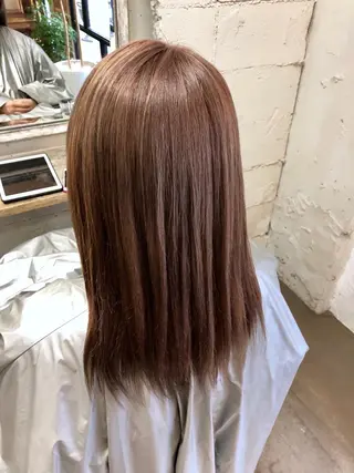 セミロング カラー 桐原 竜也のヘアスタイル