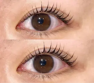 マツエク・マツパ eve🐰束間まつ毛 /透明感カラーのマツエク・マツパデザイン