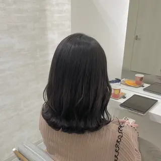 ミディアム カラー 髪質改善&ヘアケア /菊池琉那のヘアスタイル