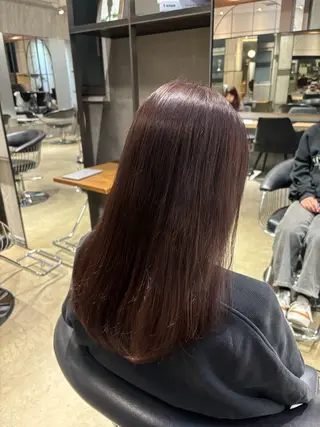 セミロング 西田 美侑のヘアスタイル