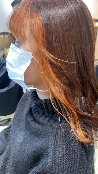 カラー 🍃marina🍃 韓国ヘア/Aujuaのヘアスタイル