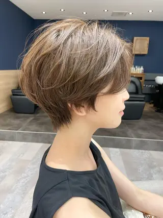 ショート 全席個室美容室 Zina 十条 髪質改善＆トリートメント所属・髪質改善&透明感 ⭐️高本裕基のヘアスタイル