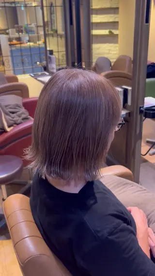 ミディアム カラー modeK's朋生/ 似合わせカット🫧のヘアスタイル