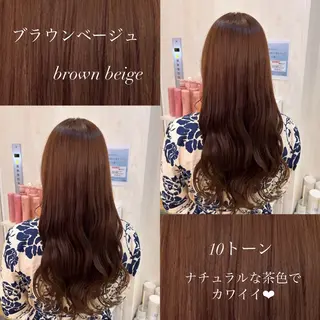 ロング カラー 韓国ヘア🧸髪質改善 🧸きくちみさきのヘアスタイル