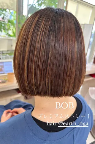 ショート ツヤ髪にします✨ オガタアキのヘアスタイル