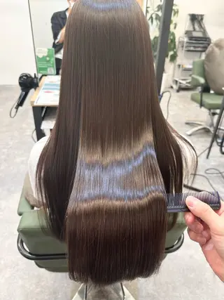 ロング 店長🌟小顔似合わせ デザインカラー◎古田のヘアスタイル