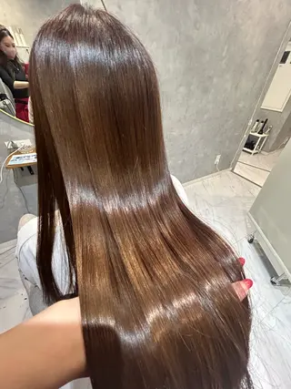 ロング カラー 髪質改善サロン🌈 fee北千住　盛田のヘアスタイル