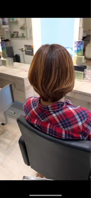 ショート メンズカット／パーマ 西山賢志のヘアスタイル