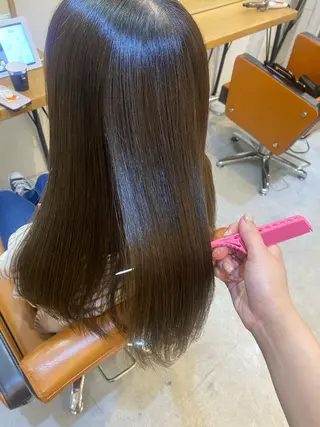 セミロング Zina 梅田店 レイヤー/Miyuのヘアスタイル