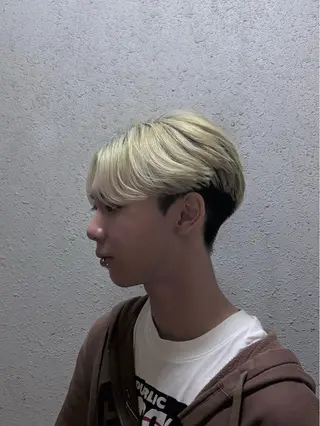 カラー メンズ ダメージレスパーマ Men's特化のヘアスタイル