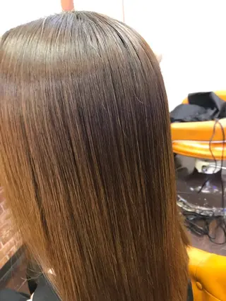 セミロング パーマ 桧山 真のヘアスタイル