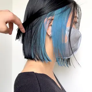 ミディアム カラー 韓国ヘア /男女❄️ 細江 美紅のヘアスタイル