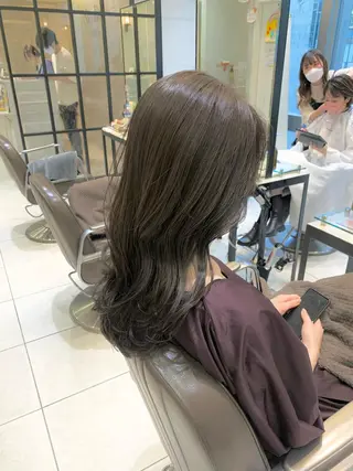 セミロング 髪質改善/縮毛矯正 🎀小林 唯 🎀のヘアスタイル