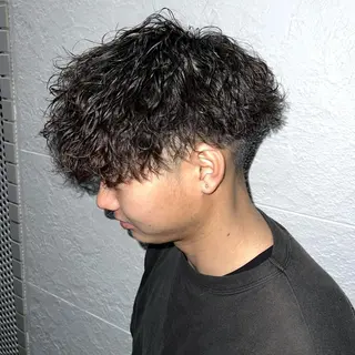 メンズ パーマ メンズ特化/勝田駅/ 佐和駅/鈴木輝瑠/のヘアスタイル
