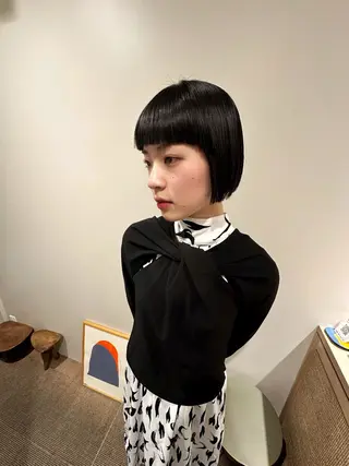 ショート カラー hibiki/セット /透明感カラーのヘアスタイル