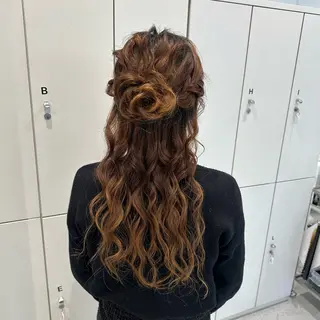 ロング ヘアアレンジ なりた るいのヘアスタイル