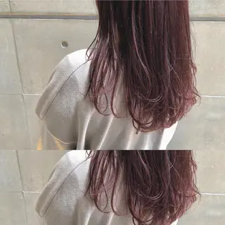 セミロング CLUTCH天王寺 西藤遥河のヘアスタイル