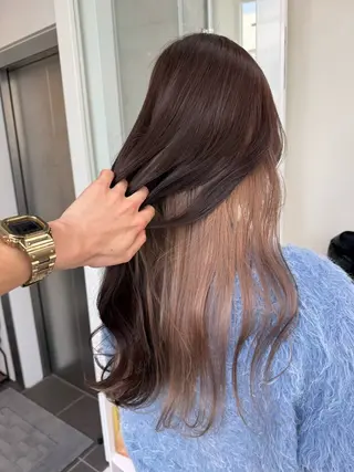 ロング カラー ALIVE原宿🖤 カラーリストるねこのヘアスタイル